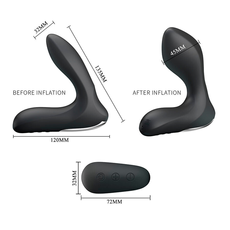Mr Play - Massageador de Próstata com Controle Remoto de Vibração