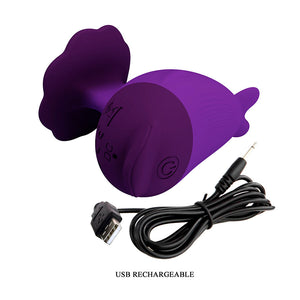 PRETTY LOVE - DOLPHIN MINI VIBRADOR COM CLIP