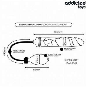 Addicted Toys - Dildo Inflável Modelo 4