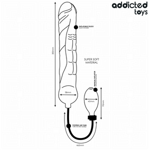 Addicted Toys - Dildo Inflável XL Modelo 5