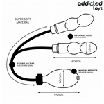 Addicted Toys - Plug Anal Duplo Inflável Modelo 1