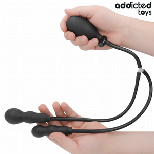 Addicted Toys - Plug Anal Duplo Inflável Modelo 1