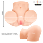 INTENSE DEEP TOUCH - MASTURBADOR VAGINAL GINGER COM EFEITOS DE SUCÇÃO, CALOR, VIBRAÇÃO E VOZ, COM CONTROLE REMOTO, 5,3 KG