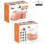 INTENSE DEEP TOUCH - MASTURBADOR VAGINAL GINGER COM EFEITOS DE SUCÇÃO, CALOR, VIBRAÇÃO E VOZ, COM CONTROLE REMOTO, 5,3 KG