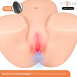 INTENSE DEEP TOUCH - MASTURBADOR VAGINAL GINGER COM EFEITOS DE SUCÇÃO, CALOR, VIBRAÇÃO E VOZ, COM CONTROLE REMOTO, 5,3 KG
