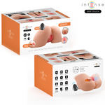 INTENSE DEEP TOUCH - MASTURBADOR VAGINAL JULIA COM SUCÇÃO, CALOR, VIBRAÇÃO E EFEITOS DE VOZ COM CONTROLE REMOTO 9 KG