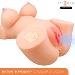 INTENSE DEEP TOUCH - VERO TORSO VAGINAL COM EFEITOS DE SUCÇÃO, CALOR, VIBRAÇÃO E VOZ L 5,5 KG