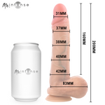MR INTENSE - GARY M PÊNIS DE SILICONE ULTRA-REALISTA COM TESTÍCULOS 20 CM -Ø- 4,2 CM