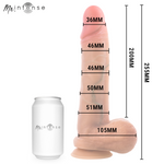 MR INTENSE - GARY XL PÊNIS DE SILICONE ULTRA-REALISTA COM TESTÍCULOS 25,5 CM -Ø- 5,1 CM