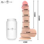 MR INTENSE - DANNY, DILDO EJACULANTE DE SILICONE, 20,5 CM - Ø - 4 CM