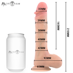 MR INTENSE - BRADLEY VIBRADOR DE SILICONE COM EFEITO DE AQUECIMENTO E CONTROLE REMOTO 21 CM - Ø - 4,2 CM