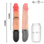 MR INTENSE - VIBRADOR JEAN UP&amp;DOWN DE SILICONE COM EFEITO DE CALOR 24 CM -Ø- 3,8 CM