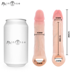 MR INTENSE - CAPA DE SILICONE PARA PÊNIS COM VIBRADOR ARNOLD M E CONTROLE REMOTO 14,5 CM -Ø- 4 CM