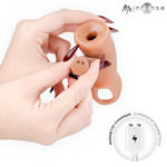 MR INTENSE - CAPA DE SILICONE PARA PÊNIS COM VIBRADOR ARNOLD M E CONTROLE REMOTO 14,5 CM -Ø- 4 CM