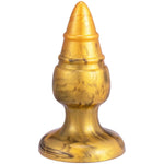 SILEXD - GOLDY PLUG ANAL FANTASY DE SILICONE LÍQUIDO TERMOREATIVO DOURADO 9,2 CM