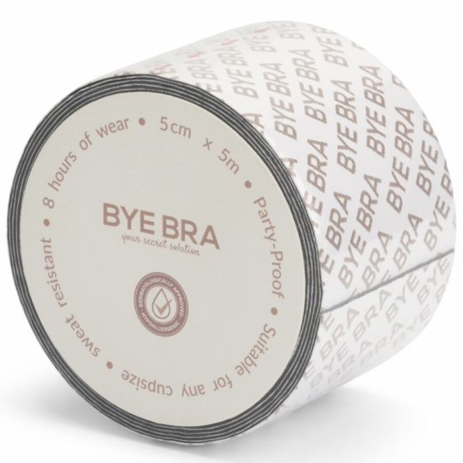 Bye-Bra - Body Tape Double Sided Double Sided Tape Beige One Size 5 X 500 cm