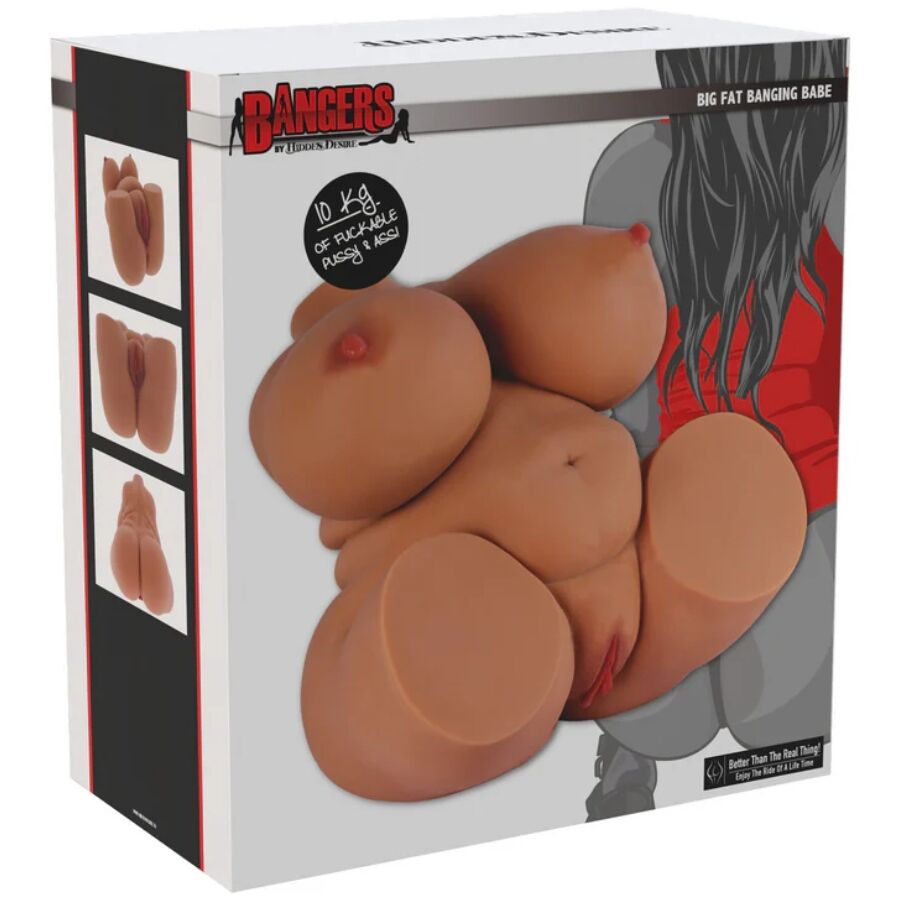 Hidden Desire - Big Fat Banging Babe Torso Masturbador Feminino 10 kg