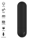 INTENSE - KAREN MINI VIBRATÓRIO BULLET RECARREGÁVEL PRETO