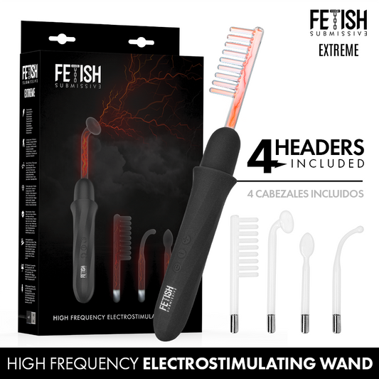 Fetish Submissive - High Frequency Electrostimulation Wand
