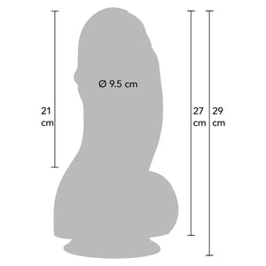 HIDDEN DESIRE - INFERNO DILDO FAT BOYS 27 CM