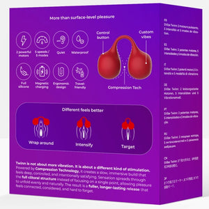 Snail Vibe - Twinn Vibrador de Dedo Cherry