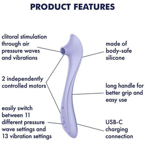Satisfyer - Easy Lover Vibrator & Air Pulse Stimulator