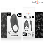 Intense - Merlotte Vibrating Penis Ring with Clitoris Stimulation Black