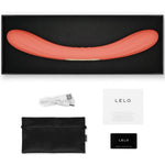 Lelo - Boomerang Vibrador de Ponta Dupla Vermelho Coral