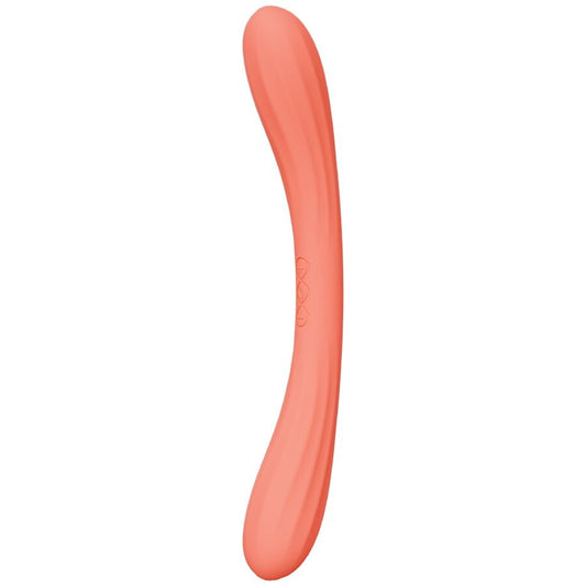 Lelo - Boomerang Vibrador de Ponta Dupla Vermelho Coral