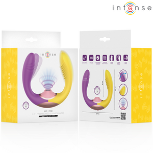 Intense - Willow - Estimulador de Sucção e Vibração 3 em 1