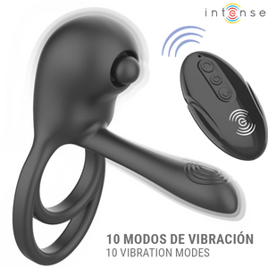 Intense - Spike Anel Peniano Vibratório com Controle Remoto