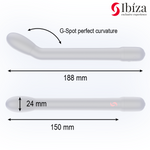 Ibiza - Vibrador de Ponto G Preto com Vibração