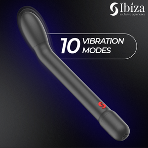 Ibiza - Vibrador de Ponto G Preto com Vibração
