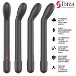 Ibiza - Vibrador de Ponto G Preto com Vibração