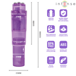 Intense - Mini Massageador Kurt com 4 Cabeças Intercambiáveis Roxo