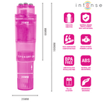 Intense - Mini Massageador Kurt com 4 Cabeças Intercambiáveis Rosa