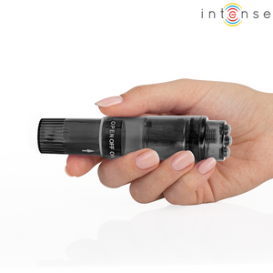 Intense - Mini Massageador Kurt com 4 Cabeças Intercambiáveis Preto