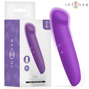 Intense - Vibrador Phil G-Spot Roxo 13 cm