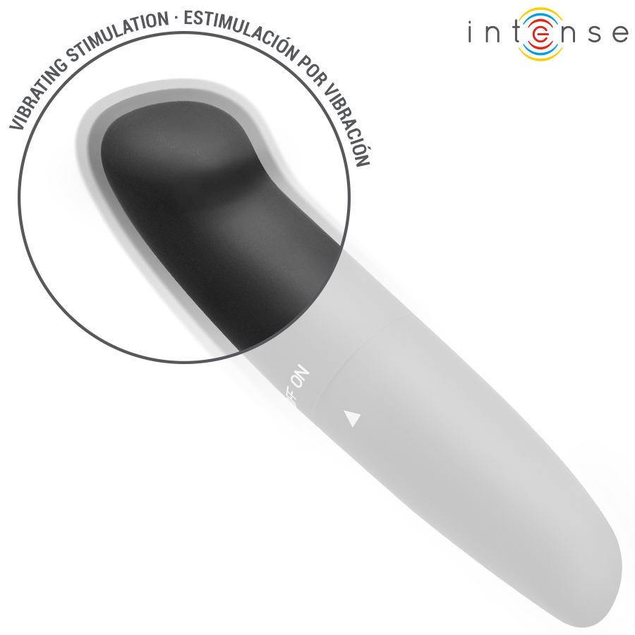 Intense - Vibrador Phil G-Spot Preto 13 cm