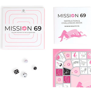Secret Play - Jogo de Tabuleiro para Casais "MISSION 69"