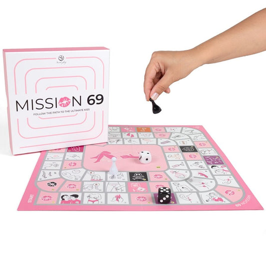 Secret Play - Jogo de Tabuleiro para Casais "MISSION 69"