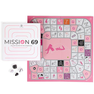 Secret Play - Jogo de Tabuleiro para Casais "MISSION 69"