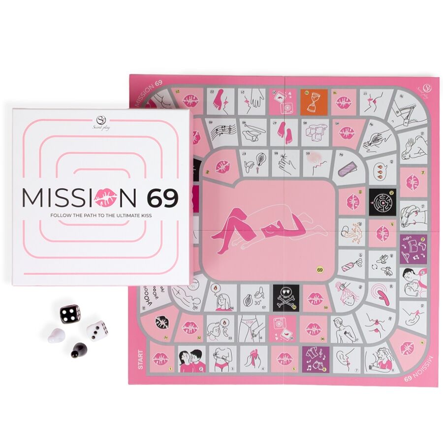 Secret Play - Jogo de Tabuleiro para Casais "MISSION 69"