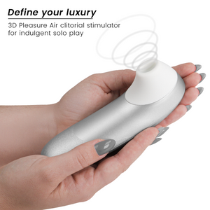 Womanizer - Pro Vibrant Clitorial Stimulator Cinza Prateado