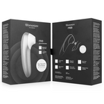 Womanizer - Pro Vibrant Clitorial Stimulator Cinza Prateado