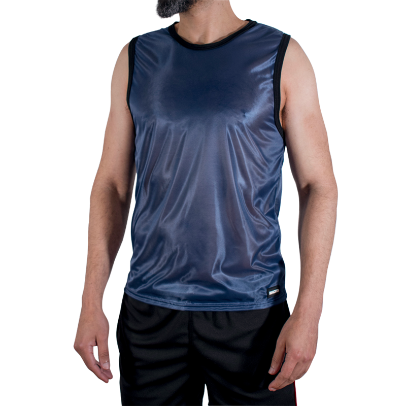 Macho - Camiseta Azul Marinho Tamanho L/XL