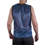 Macho - Camiseta Azul Marinho Tamanho L/XL