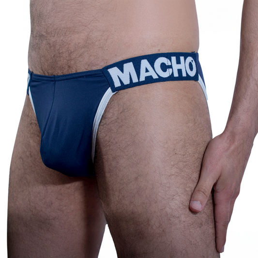 Macho - MCH011 Azul Escuro com Deslizamento Lateral XL