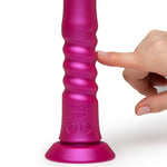 ROMP - JIGGLE VIBRADOR COM MOVIMENTOS PARA CIMA E PARA BAIXO COM VENTOSA ROSA