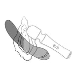 Romp - Presto Mini Wand Vibrator com Cabeça Flexível Verde